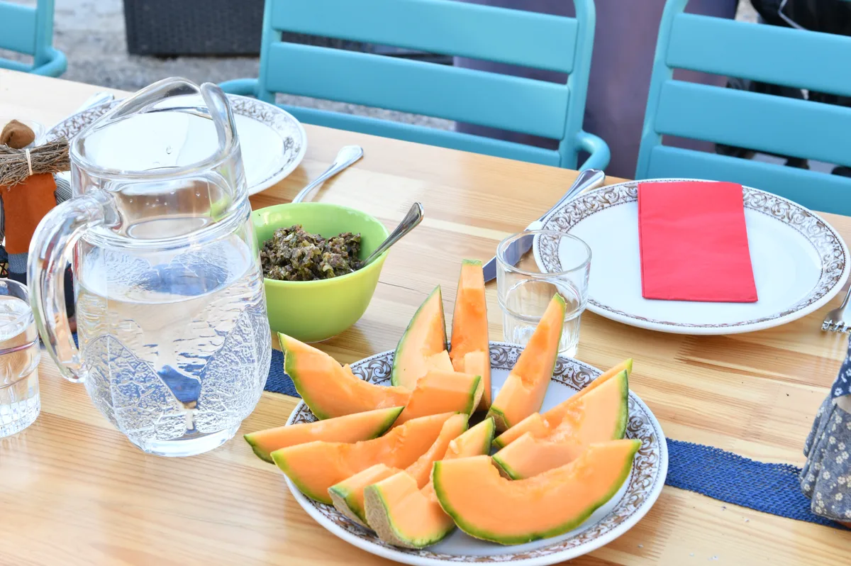 Melonen zum Apero